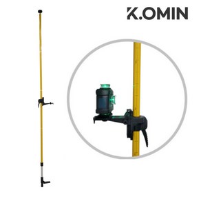 크오민 폴대 레이저레벨기 서포트 지지대 천장고정봉 레이져수평기 고정, 1개