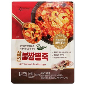 아워홈 바로조리 삼선불짬뽕죽 270g