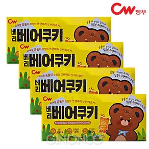 청우 베리 베어쿠키, 70g, 4개, 70g