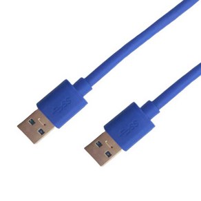 (주)승원전자 USB 3.0 케이블 AM-AM 0.6M 블루 AA케이블 고급형 USB연결케이블, 1개