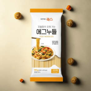 대한제분쿡스 에그누들 500g, 1개