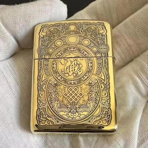 ZIPPO 지포 라이터 빈센조 클래식 라이타 콘스탄틴 빈티지 메탈 신기한 디자인 드래곤 보물 황금 황동 방풍 컬렉션 상자