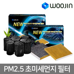 우진필터 PM2.5 초미세먼지 활성탄 H11 자동차 에어컨필터, 쌍용 렉스턴W    YCSS04, 1개