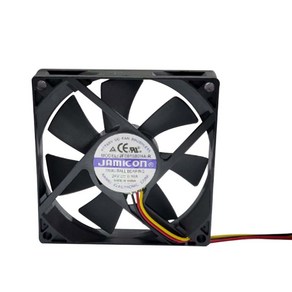 저소음 DC팬 쿨러 80mm 24V 0.10A 직류 쿨링팬 냉각팬, 1개