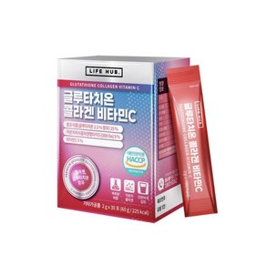 라이프허브 글루타치온 콜라겐 비타민C 분말스틱 2gx30포, 2개, 60g