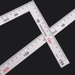공구라면 (09RM) 스틸 강철자 직각자 눈금자 산업용 철자