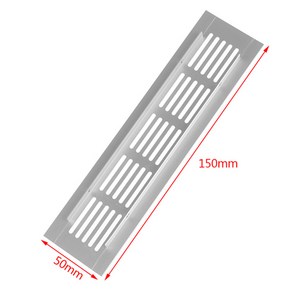 신발 냉각 알루미늄 캐비닛 합금 벤트 그리드 에어 커버 블랙 메쉬 환기 캐비닛 50mm 배기 통기성, 1개