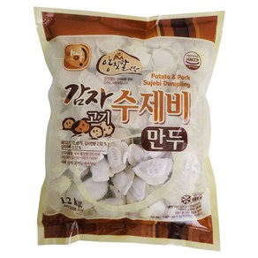 [160-1] 아하 감자고기수제비 만두_1.2kg, 1개, 1.2kg