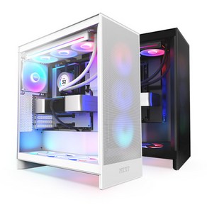 [NZXT] H7 Flow RGB V2 (매트 화이트), NZXT