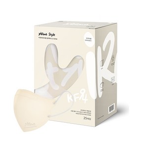 이로와프리즘방역마스크 이로와 KF94 새부리형 마스크 소형M, 50매입, 1개, 아이보리