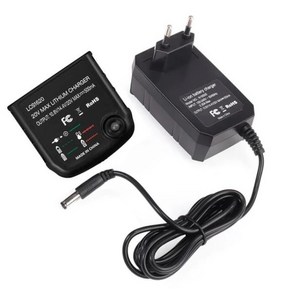 블랙 데커용 리튬 배터리 충전기 전기 드릴 스크루드라이버 도구 EU 플러그 10.8V 14.4V 20V LBXR20, 01 Black, 1개, 01 Black