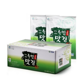 (주)인산가 정품 인산죽염 안관장 맛김 20g(10봉 1박스) 또는 파래김 4g(32개 1박스)+2박스 이상 구입시 홍삼애초코크런치(49g) 1봉, 1박스