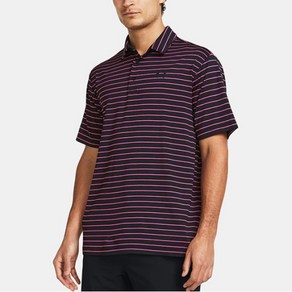 반팔티 KQJ 1351130-003 UA Playoff Polo Tou Stipe-BLK