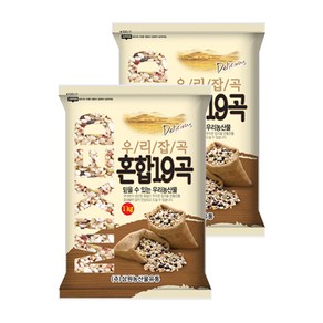 [삼원농산] 국산 혼합19곡 2kg (1kg/2개), 1kg, 2개