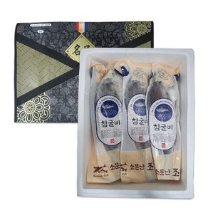 손질 반건조 침굴비 조기 제수용 특대 3마리 36cm 내외 (선물포장), 특대 3마리 (선물포장), 1개