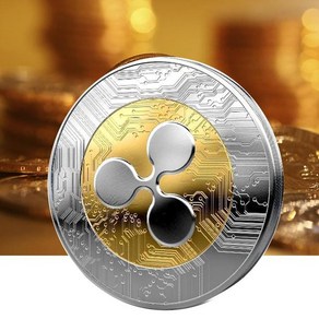 기념 주화 코인 XRP CRYPTO 리플 동전 수집기 선물 아트 컬렉션 물리적 금 40mm, [01] Gold