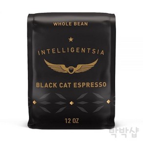 인텔리젠시아 커피 블랙 캣 에스프레소 홀빈 340g, Black Cat Classic Espesso, WB, 1개