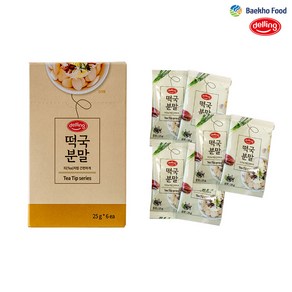 델링 간편요리 떡국분말 25gx6ea양념소스떡국소스, 1개, 150g