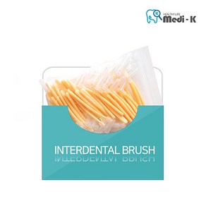 [메디케이] 국산 치간칫솔 L형 50p M 1.2mm, 1개, 50개입
