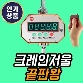 크레인 저울 산업용 매달림 호이스트 톤백 전자 후크 공업용, 1톤 리모컨 세트, 1개