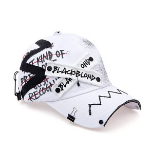 블랙블론드 BBD Oiginal Logo Cap Dity Custom Ve. (White)