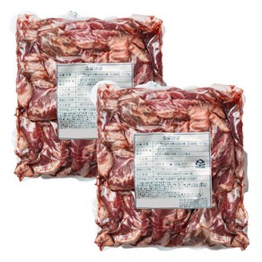 호주산 소갈빗살 늑간살 대용량 1kg+1kg (총 2개), 2개, 1kg