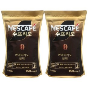 기타브랜드 네스카페 수프리모 아메리카노 150g x 6개입, 1개입, 6개