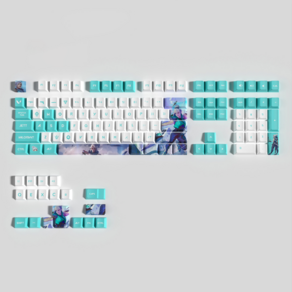 발로란트 풀배열 키캡 Full keycap (타격대), 레이나