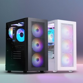 주연테크 조립PC 게이밍컴퓨터 고사양 게임용 데스크탑 게이밍PC 팰월드 발로란트 배그 롤 본체, [사무용04]D1v56GW-W16G512G(흰색)