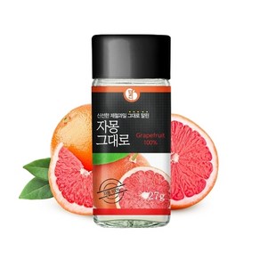 그대로말린 100% 천연 자몽 분말가루, 1개, 27g