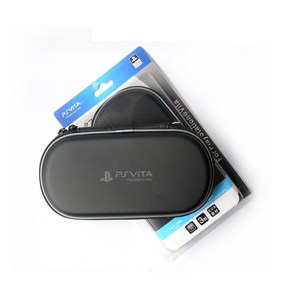 PS VITA 파우치 대용량 하드 케이스 PSP 가방, 하드 케이스 대용량 파우치(블랙), 1개