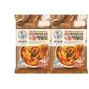 CJ 미정당 매콤까르보나라 누들떡볶이, 4개, 400g