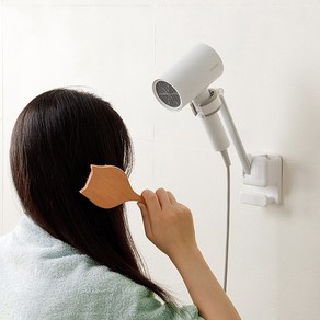 포티럽 핸즈프리 각도조절 드라이기 거치대, 밀크화이트