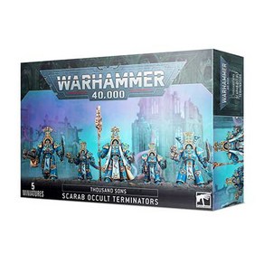 WHM102133/[게임즈워크샵/워해머40K] THOUSAND SONS: SCARAB OCCULT TERMINATORS (WARHAMMER 40000).., 1개