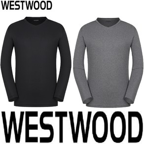 5층 웨스트우드 WESTWOOD 남성 에센셜 브이넥 티셔츠 (남자 봄 가을 브이넥 긴팔티셔츠) O1/721