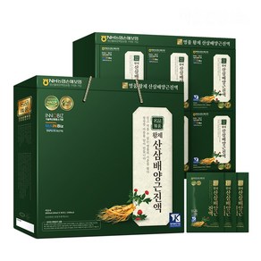 명절선물 설날선물 황제 산삼배양근진액 100% 고함량 대용량 60ml x 30포 1박스 1800ml 인삼 홍삼차 농축액 파우치 엑기스 대량주문 효도선물 조부모선물 haccp, 1개, 1.8L