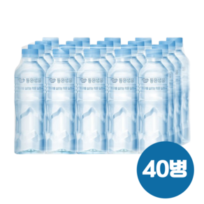 동원샘물 무라벨 500ml, 40개