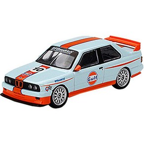 TueScale Miniatues 트루스케일 미니어처 MGT00314-MJ 1/64 BMW M3 E30 걸프 좌측 핸들 [다이캐스트 미니카], 단일, 1개