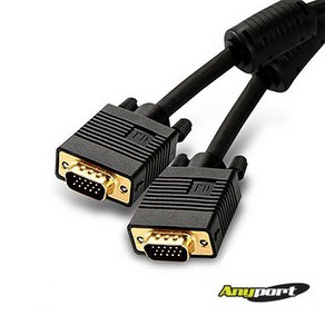 ANYPORT D-SUB RGB 모니터 케이블 3M LD-RGB030MM, 1개