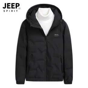 JEEP SPIRIT 지프 남성 경량 후드 패딩 점퍼 캐주얼 패딩 점퍼 3153+양말