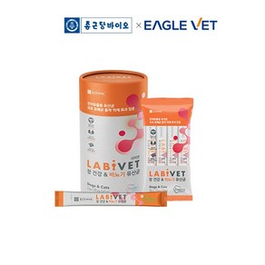 라비벳 반려동물 장 건강 & 비뇨기 유산균 60g, 30회분, 유리너리+장건강, 5개