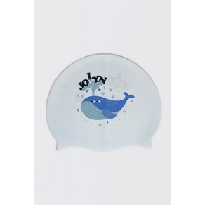 졸린 실리콘 수모 수영모자 웨일웨일 고래 Jolyn Silicone Swim Cap - Whalewhale, 1SZ, 1개