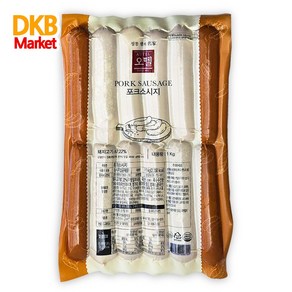 포크소시지 오뗄 1KG(12EA) 식자재 덕용 도매, 1kg, 1개