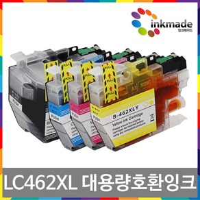 LC462XL 대용량 호환잉크 MFC-J2740DW MFC-J3940DW, 3. 빨강대용량호환잉크, 1개