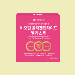 슈퍼쎈 비오틴 콜라겐펩타이드 엘라스틴 관리하는 습관 피부케어, 360g, 1개