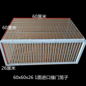 비둘기덫 유해조류 까치 포획기 케이지 철망 철제 참새 포획망, D.60x60x26 1면 문 케이블 타이 포함