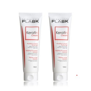 플라스크 레드 케라틴크림 180ml 바르는트리트먼트 .유통기한 24년 11월, 180g, 2개
