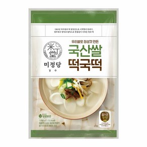 cj 즐거운동행 미정당 국산쌀떡국떡, 1개, 1kg