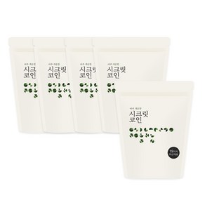 빅마마 시크릿코인 개운한맛, 80g, 5개