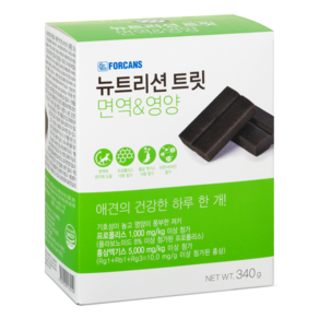 포켄스 뉴트리션트릿 강아지 영양제 관절&뼈 340g, 뉴트리션트릿 면역&영양 340g 강아지면역력 고기능성, 면역/항산화, 1개